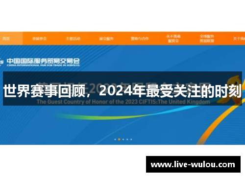 世界赛事回顾，2024年最受关注的时刻